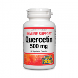 КВЕРЦЕТИН 500мг 60 вег. капсули НАТУРАЛ ФАКТОРС | QUERCETIN 500mg 60 veg. capsules NATURAL FACTORS