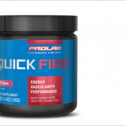 КУИК ФАЙЪР ПРЕДТРЕНИРОВЪЧНА ФОРУМЛА прах 130 гр. ПРОЛАБ | QUICK FIRE PRE-WORKOUT FORMULA pwd 130 g PROLAB
