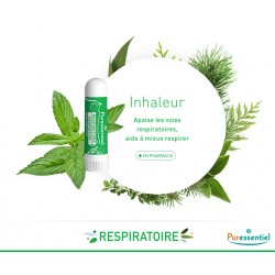 ПЮРЕСЕНШЪЛ Инхалер с 19 етерични масла 50мл | PURESSENTIEL Respistick with 19 essential oils 50ml