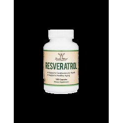 Ресвератрол 500мг капсули x 120 бр Дабъл Ууд | Resveratrol caps x 120 s Double Wood