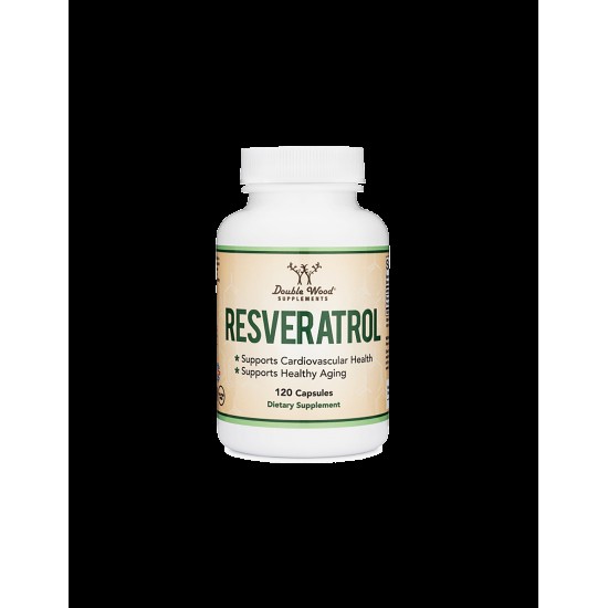 Ресвератрол 500мг капсули x 120 бр Дабъл Ууд | Resveratrol caps x 120 s Double Wood