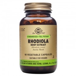 ЕКСТРАКТ ОТ ЗЛАТЕН КОРЕН (родиола) растителни капсули 60бр. СОЛГАР | RHODIOLA ROOT EXTRACT veg. caps. 60s SOLGAR