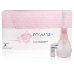 РОЗАЛГИН ИЗИ 0,1гр./100мл. вагинален разтвор 140мл. х 5бр. | ROSALGIN EASY 0,1g/100ml vaginal solution 140ml x 5s