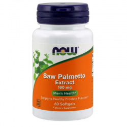 САО ПАЛМЕТО ЕКСТРАКТ 160мг меки капсули 60 бр. НАУ ФУУДС | SAW PALMETTO EXTRACT 160mg softgels 60s NOW FOODS