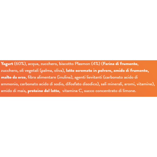 ПЛАЗМОН Млечен десерт с Бишкоти 6+ 2x120гр | PLASMON Merenda Biscotto e yogurt 6+ 2x120g