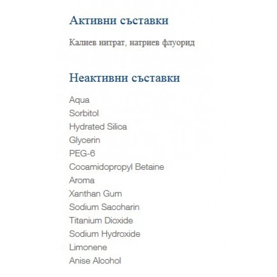 СЕНСОДИН Паста за зъби ПРО НАМЕЛ 75мл | SENSODYNE Toothpaste PRO NAMEL 75ml
