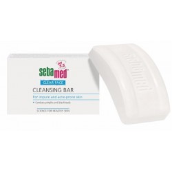 СЕБАМЕД КЛИЪР ФЕЙС АНТИ АКНЕ миещо блокче (твърд сапун) 100гр | SEBAMED CLEAR FACE Cleansing bar for impure and acne-prone skin 100g