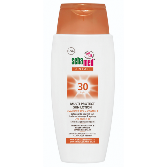 СЕБАМЕД Слънцезащитен лосион SPF30 150мл | SEBAMED Multi protect Sun lotion SPF30 150ml