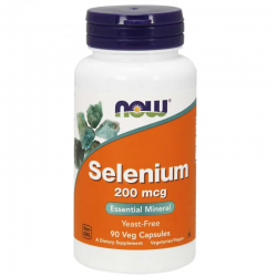 СЕЛЕН 200 мкг 90 капс НАУ ФУУДС | SELENIUM 200 mcg 90 caps NOW FOODS
