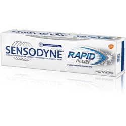 СЕНСОДИН Паста за зъби РАПИД РЕЛИЙФ УАЙТЕНИНГ 75мл | SENSODYNE Toothpaste RAPID RELIEF WHITENING 75ml