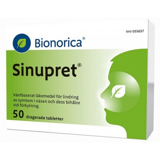СИНУПРЕТ обвити таблетки 50бр. | SINUPRET coated tablets 50s