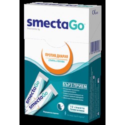 СМЕКТА ГОУ готова за пиене суспензия, сашета 12бр. | SMECTA GO oral suspension, sachets 12s