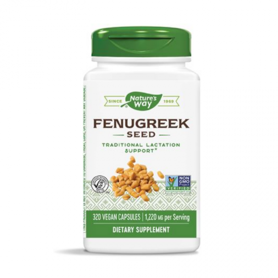 СМИНДУХ (СЕМЕ) 610мг капсули 320 бр. НЕЙЧЪР‘С УЕЙ | FENUGREEK (SEED) 610mg veg. caps 320s NATURE'S WAY