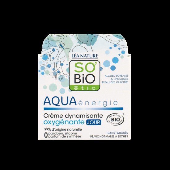 СО'БИО AQUA ENERGIE Оксигениращ дневен крем 50мл | SO'BIO AQUA ENERGIE Dynamizing oxygenating day cream 50ml