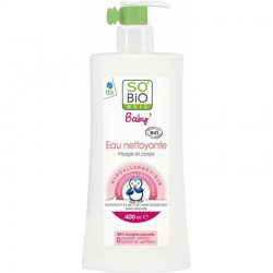 СО'БИО Нежна почистваща вода за бебета 400мл | SO'BIO Baby Eau nettoyante 400ml