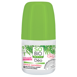 СО'БИО Бамбуков дезодорант за чувствителна кожа 50мл | SO'BIO Bamboo deodorant for sensitive skin 50ml