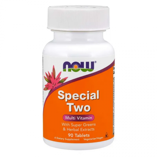 СПЕШЪЛ ТУ Мултивитамини таблетки 90бр НАУ ФУУДС | SPECIAL TWO Multivitamins 90 tabs NOW FOODS