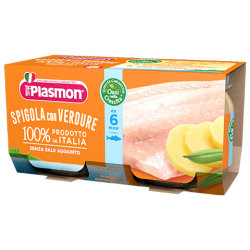 ПЛАЗМОН Пюре Лаврак и картофи 6+ 2x80гр | PLASMON Spigola con verdure 6+ 2x80g