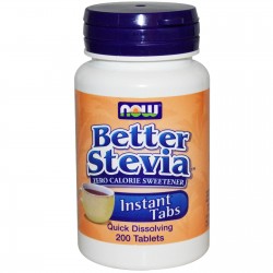 СТЕВИА ИНСТАНТНИ ТАБЛЕТКИ таблетки 200 бр. НАУ ФУУДС | STEVIA INSTANT TABS tabs 200s NOW FOODS