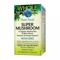 SUPER MUSHROOM 700мг. 60бр. веган капсули НАТУРАЛ ФАКТОРС | SUPER MUSHROOM 700mg 60s veggie caps NATURAL FACTORS 
