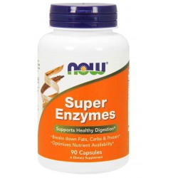 СУПЕР ЕНЗИМИ капсули 90 бр. НАУ ФУУДС | SUPER ENZYMES capsules 90s NOW FOODS