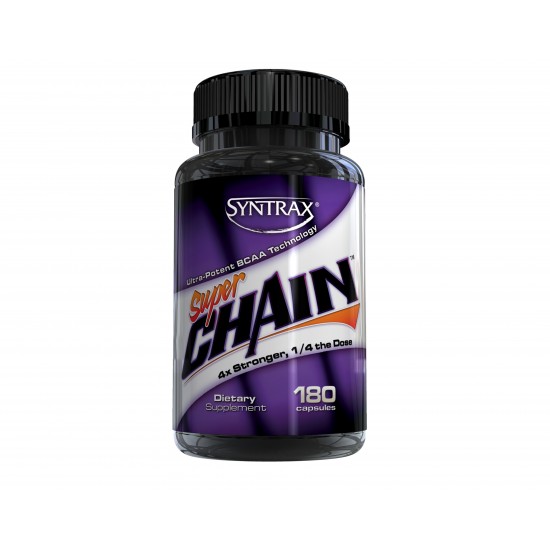 СУПЕРЧЕЙН BCAA капсули 180 бр. СИНТРАКС | SUPERCHAIN BCAA caps 180s SYNTRAX