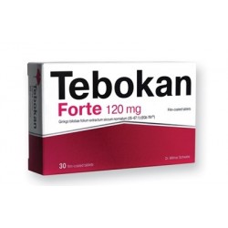 ТЕБОКАН ФОРТЕ 120мг. филмирани таблетки 30бр. | TEBOKAN FORTE 120mg film-coated tablets 30s