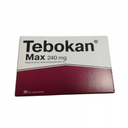 ТЕБОКАН МАКС 240мг. филмирани таблетки 30бр. | TEBOKAN MAX 2400mg film-coated tablets 30s