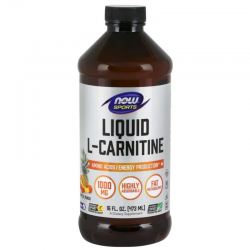 Л-КАРНИТИН ТЕЧЕН ТРОПИЧЕСКИ ПУНШ 465 мл - 31 дози НАУ ФУУДС |  L-CARNITINE LIQUID TROPICAL PUNCH 465ml - 31 doses NOW FOODS