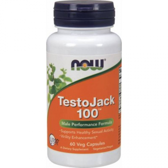 ТЕСТО ДЖАК 100 капсули 60 бр. НАУ ФУУДС | TESTO JACK 100 caps 60s NOW FOODS