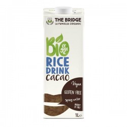 ДЪ БРИДЖ БИО Оризова напитка с Какао БЕЗ ГЛУТЕН 250мл или 1л | THE BRIDGE BIO Rice drink with Cocoa GLUTEN FREE 250ml or 1l