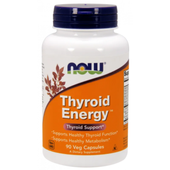 ТИРОИД ЕНЕРДЖИ капсули 90 бр. НАУ ФУУДС | THYROID ENERGY caps 90s NOW FOODS