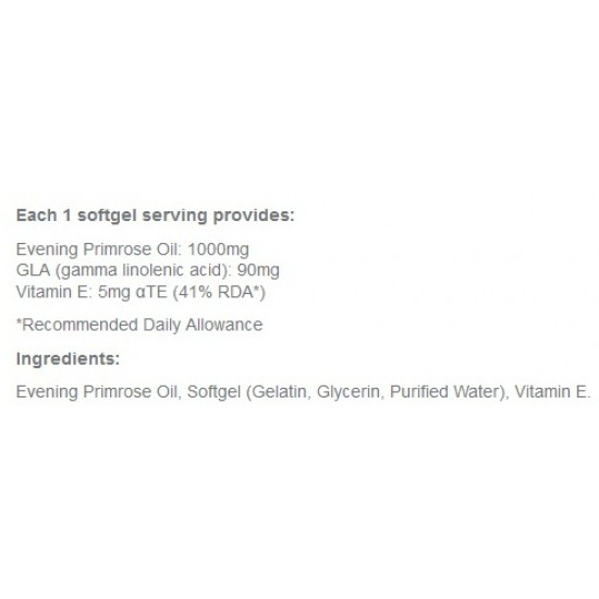 МАСЛО ОТ ВЕЧЕРНА ИГЛИКА 1000mg 30 гел-капсули МАЙВИТАМИНС | TOTAL EVENING PRIMROSE OIL 1000mg 30 gel-caps MYVITAMINS