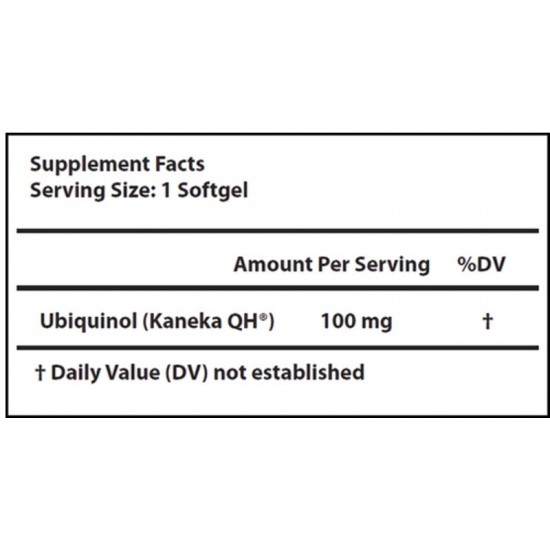УБИКВИНОЛ 100мг меки капсули 50бр СОЛГАР | UBIQUINOL 100mg softgels 50s SOLGAR