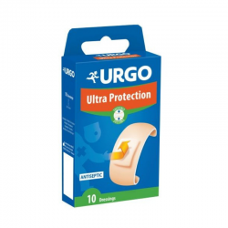 УРГО УЛТРА ПРОТЕКШЪН Пластири за повърхностни рани x 10бр | URGO ULTRA PROTECTION Patches x 10s