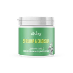 Екстракт от спирулина и хлорела таблетки X 200 БР Витабей | Spirulina & Chlorella Extrakt tabs X 200 S Vitabay