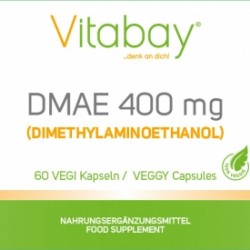 ДМАЕ (Диметиламиноетанол) X 60 капсули Витабей | DMAE (Dimethylaminoethanol) caps X 60 S Vitabay