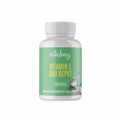 Витамин Е софтгел капсули X 200 БР Витабей | Vitamin E 600 Depot soft. caps X 200 S Vitabay