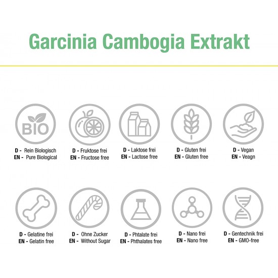Гарциния Камбоджа x 90 капсули ВИТАБЕЙ | Garcinia Cambogia Extrakt x 90 caps VITABAY