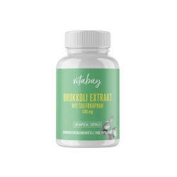 Броколи Екстракт със Сулфорафан x 180 капсули ВИТАБЕЙ | Brokkoli Extrakt Mit Sulforaphan 500 mg x 180 caps VITABAY