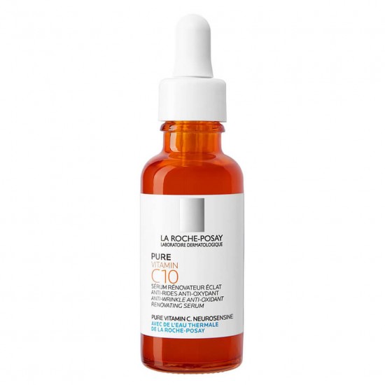 Витамин Ц 10 обновяващ серум за лице 30мл ПЮР ЛА РОШ ПОЗЕ | LA ROCHE-POSAY Pure Vitamin C10 renewing serum 30ml