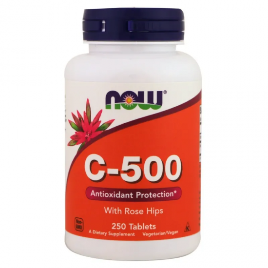 ВИТАМИН С-500 РХ 250 табл. НАУ ФУУДС | VITAMIN C-500 RH 250tb. NOW FOODS