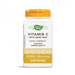 ВИТАМИН Ц 1000мг. + ШИПКА 100бр. капсули НЕЙЧЪР'С УЕЙ | VITAMIN C 1000mg + ROSE HIPS 100s caps NATURE'S WAY