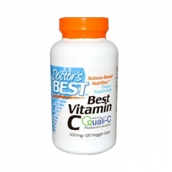 ВИТАМИН Ц 500мг х 120 капсули ДОКТОРС БЕСТ I VITAMIN C 500mg 120 veggie caps DOCTOR'S BEST