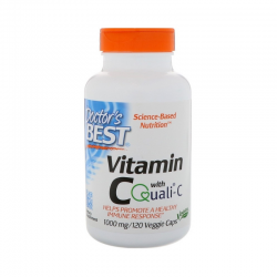 ВИТАМИН Ц 1000мг х 120 капсули ДОКТОРС БЕСТ I VITAMIN C 1000mg 120 veggie caps DOCTOR'S BEST