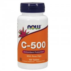 ВИТАМИН С-500 РХ 100 табл. НАУ ФУУДС | VITAMIN C-500 RH 100tb. NOW FOODS