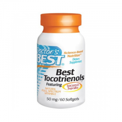 ВИТАМИН Е, Токотриеноли с токомин 50мг х 60 капсули ДОКТОРС БЕСТ I VITAMIN E Tocotrienols with SupraBio® 50mg 60s DOCTOR'S BEST