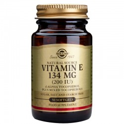 ВИТАМИН Е 200 IU меки капсули 50бр. СОЛГАР | VITAMIN E 200 IU softgels 50s SOLGAR