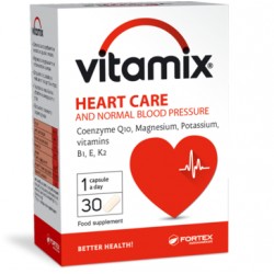 ВИТАМИКС ЗА СЪРЦЕ И КРЪВНО 30 таблетки ФОРТЕКС | VITAMIX HEART CARE 30 caps FORTEX