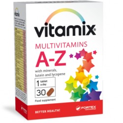 ВИТАМИКС МУЛТИВИТАМИНИ А-Я 30 таблетки ФОРТЕКС | VITAMIX MULTIVITAMINS A-Z 30 tabs FORTEX
